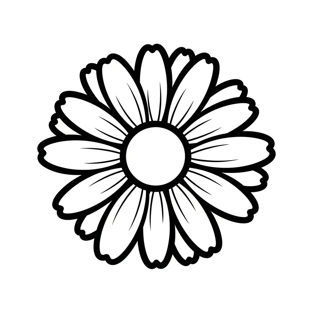 Desenho de Margarida para colorir