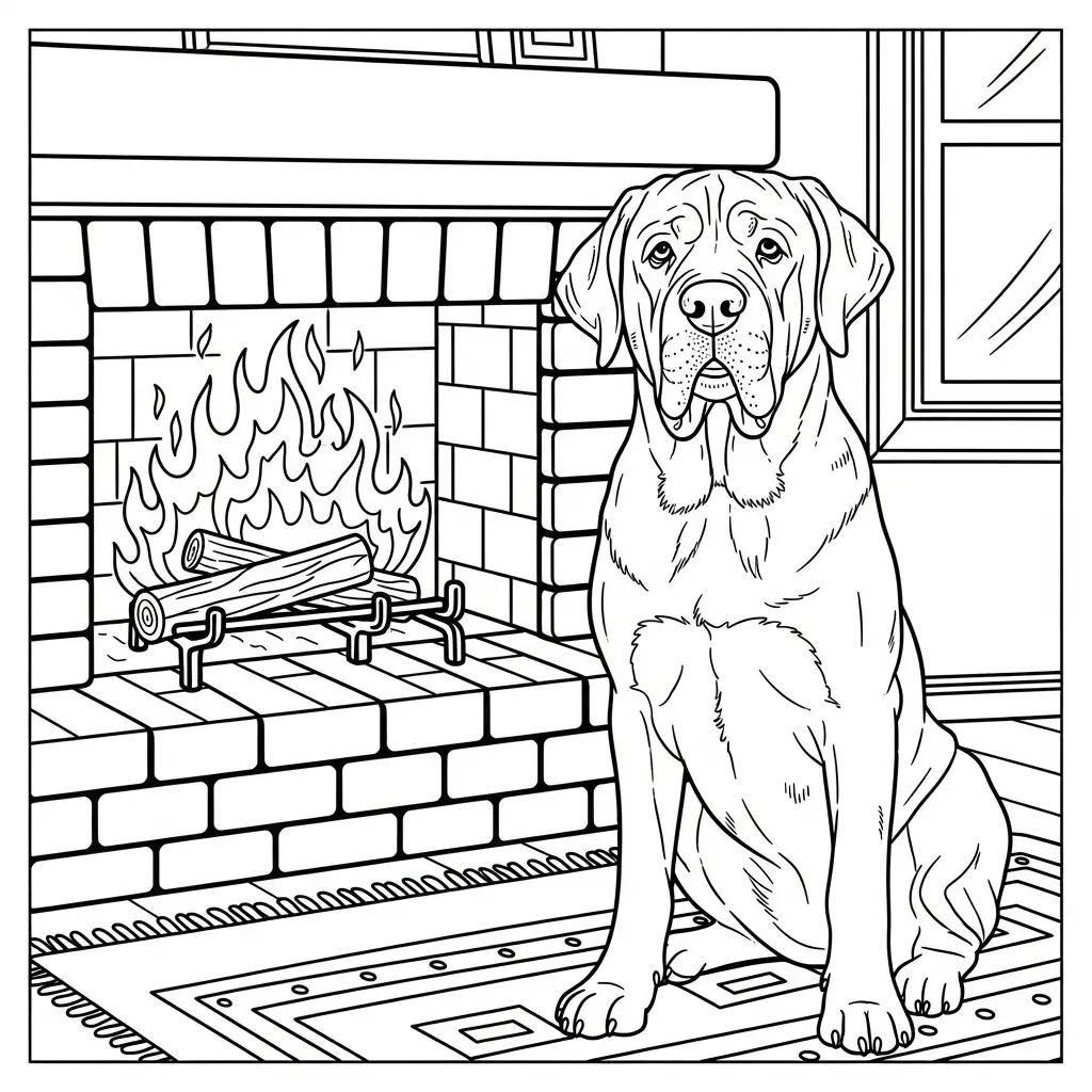 Desenho de Rafeiro para colorir